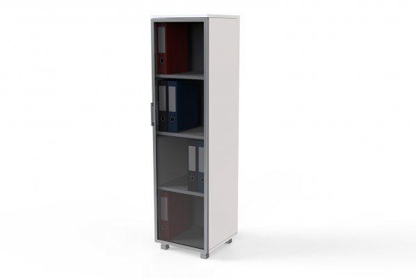 40x160 Aluminum Framed File Cabinet