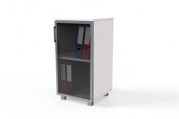 80´ Aluminum Framed File Cabinet