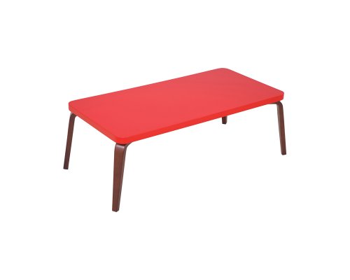 Lacquer Rectangle Wooden Leg Coffee Table