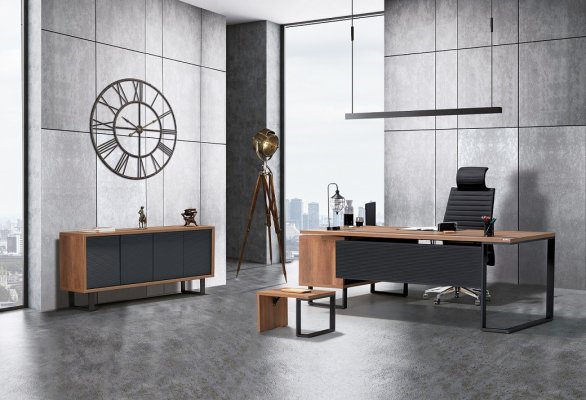 Zate Side Table Personnel Office Set
